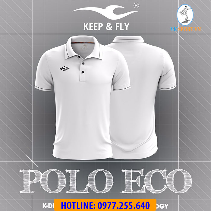 Áo thể thao polo di chuyển Keepfly Eco - Hình ảnh 16