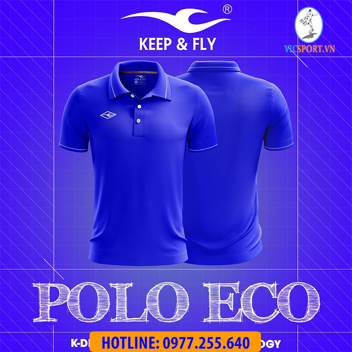 Áo thể thao polo di chuyển Keepfly Eco - Hình ảnh 18