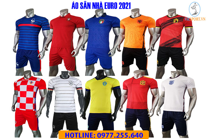 TỔNG HỢP ÁO ĐỘI TUYỂN THAM DỰ EURO 2020