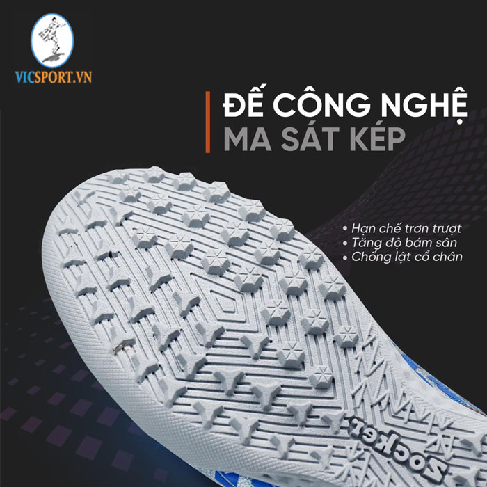 Giày đá banh Zocker Space màu xanh chuối - Hình ảnh 3
