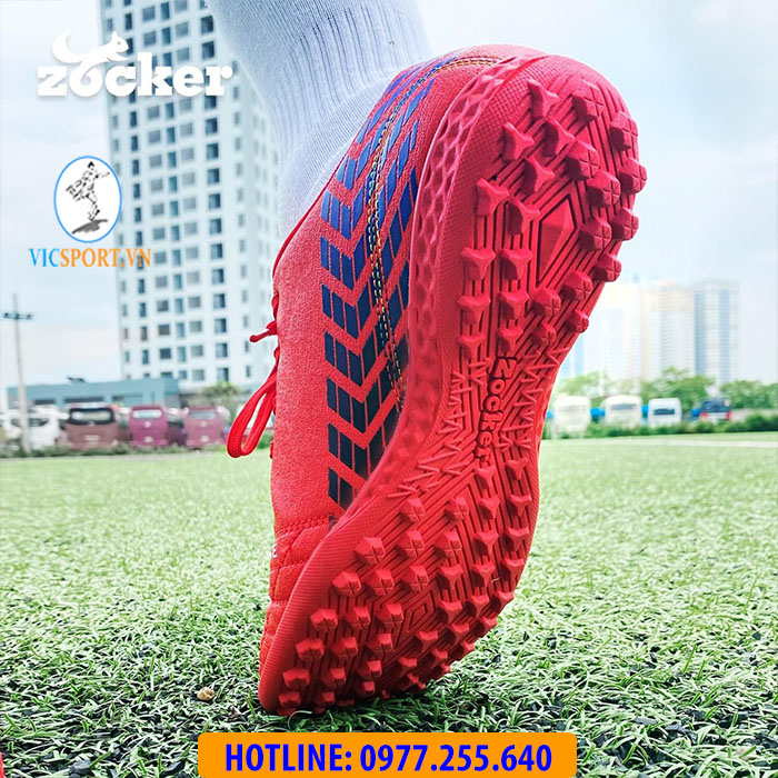 Giày đá banh Zocker Space màu đỏ - Hình ảnh 6