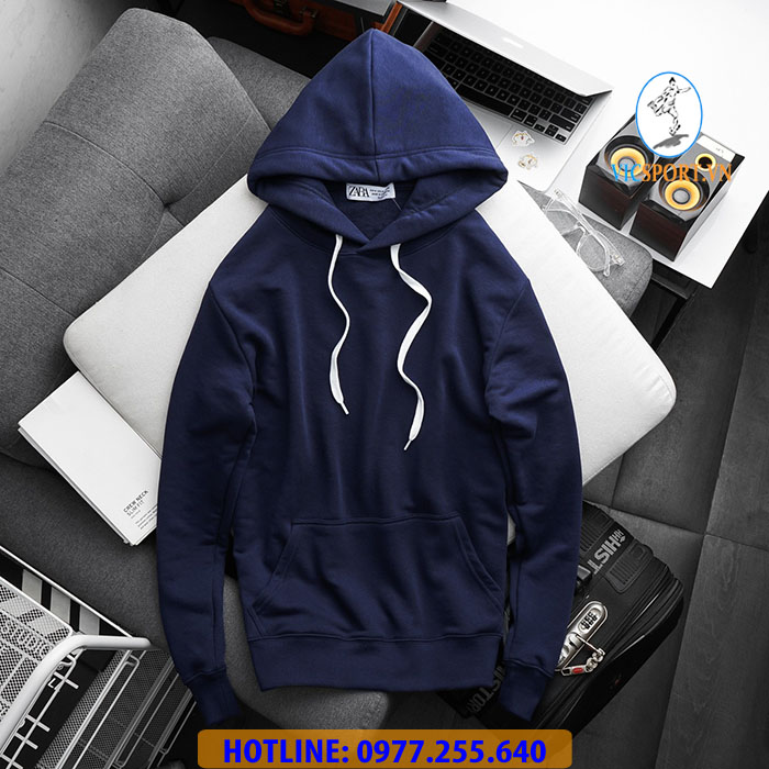 ÁO HOODIE ZARA NỈ 4 MÀU CỰC ĐẸP - Hình ảnh 2