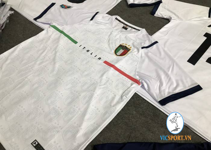 ÁO ITALIA 2021 TRẮNG IN CHO KHÁCH - Hình ảnh 2