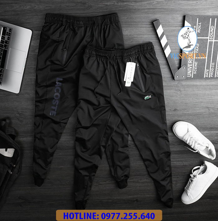 JOGGER LASCOTE NAM LOGO PHẢN QUANG