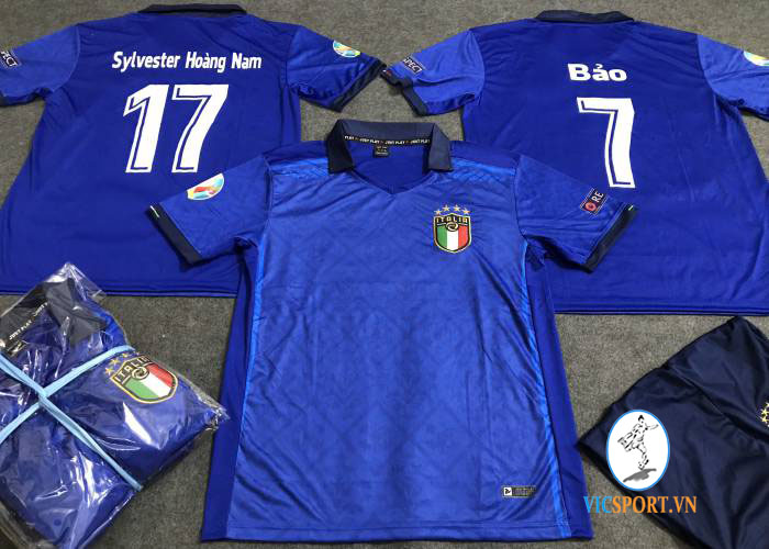 ÁO ITALIA 2021 SÂN NHÀ IN CHO KHÁCH - Hình ảnh 6