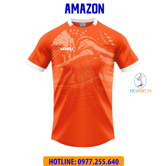 ÁO KHÔNG LOGO AMAZON MÀU CAM - Hình ảnh 3