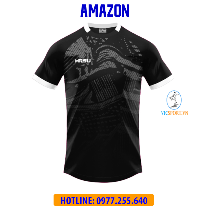 ÁO KHÔNG LOGO AMAZON MÀU ĐEN - Hình ảnh 5