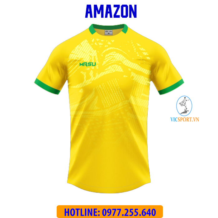 ÁO KHÔNG LOGO AMAZON MÀU VÀNG - Hình ảnh 5