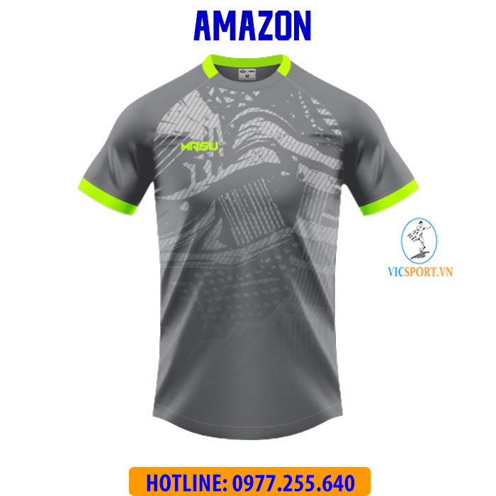ÁO KHÔNG LOGO AMAZON MÀU XÁM - Hình ảnh 5