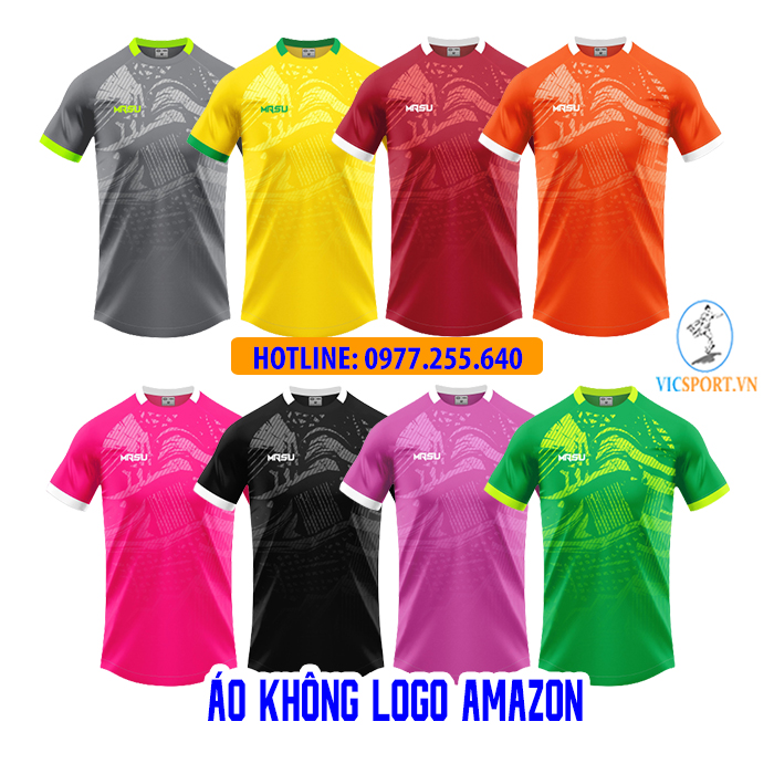 ÁO KHÔNG LOGO AMAZON MÀU CAM - Hình ảnh 2