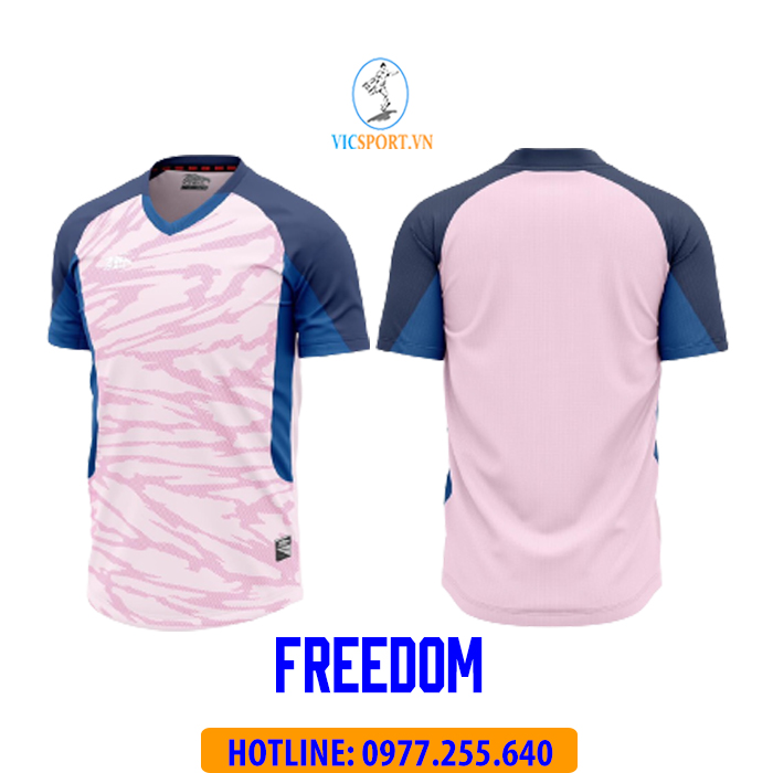 ÁO KHÔNG LOGO RIKI FREEDOM MÀU HỒNG - Hình ảnh 4