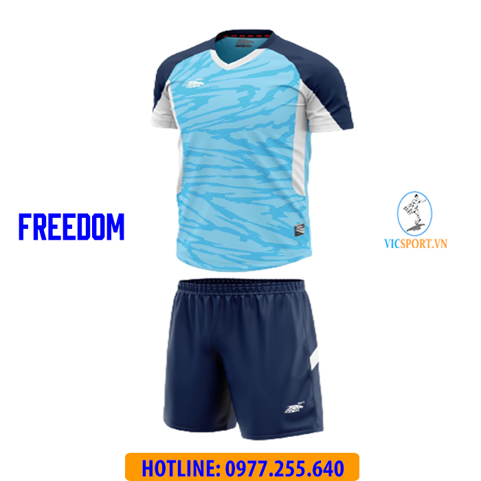 ÁO KHÔNG LOGO RIKI FREEDOM MÀU XANH DA