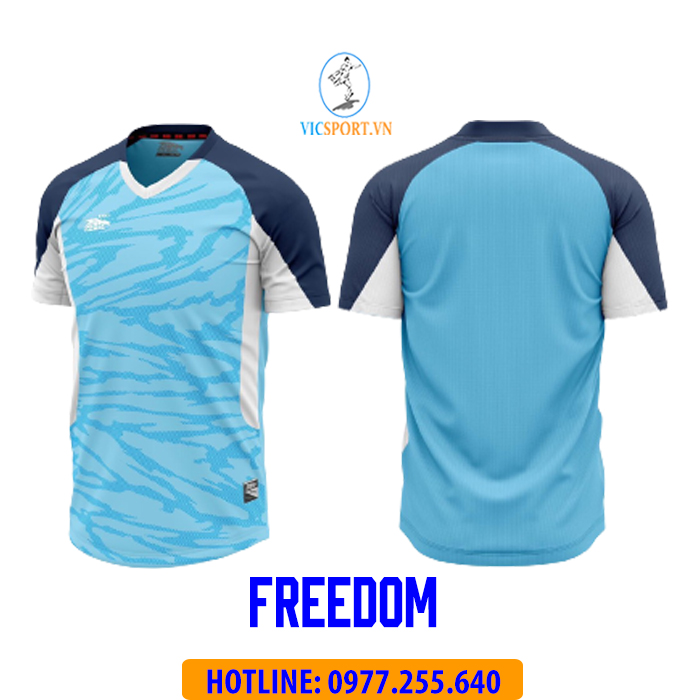 ÁO KHÔNG LOGO RIKI FREEDOM MÀU XANH DA - Hình ảnh 4