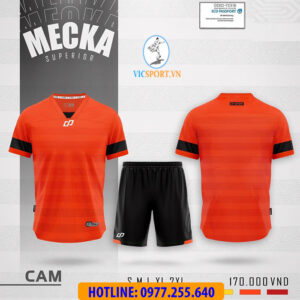 ÁO KHÔNG LOGO MECKA MÀU CAM