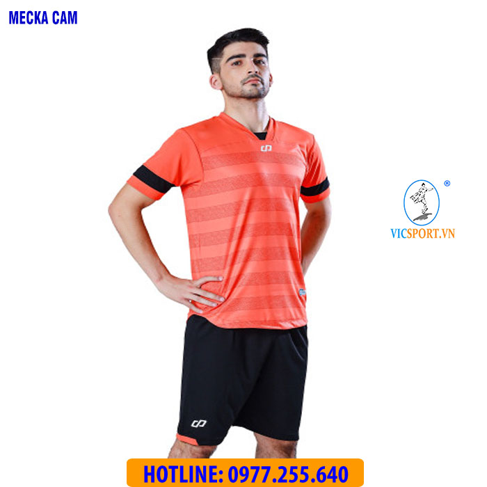 ÁO KHÔNG LOGO MECKA MÀU CAM - Hình ảnh 4