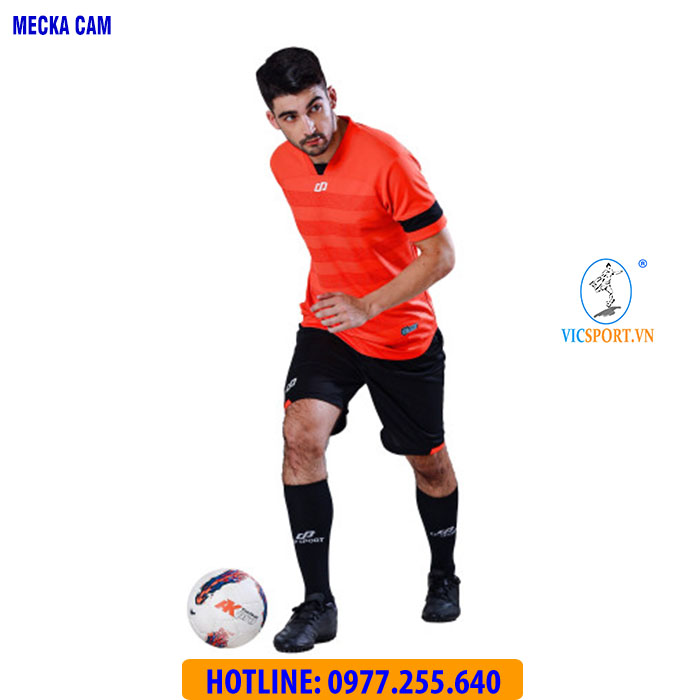 ÁO KHÔNG LOGO MECKA MÀU CAM - Hình ảnh 9