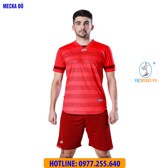 ÁO KHÔNG LOGO MECKA MÀU ĐỎ - Hình ảnh 7