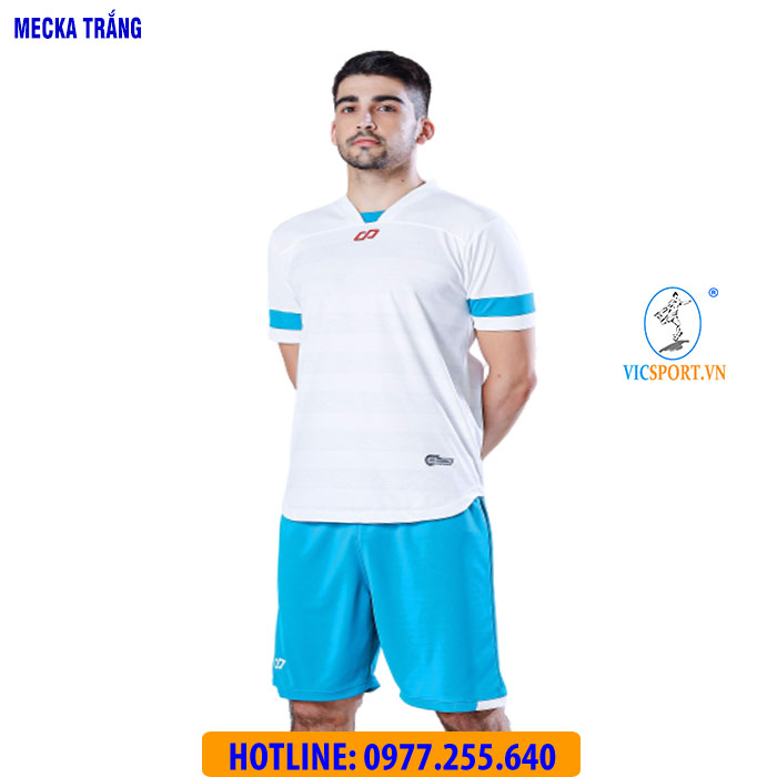 ÁO KHÔNG LOGO MECKA MÀU TRẮNG - Hình ảnh 7