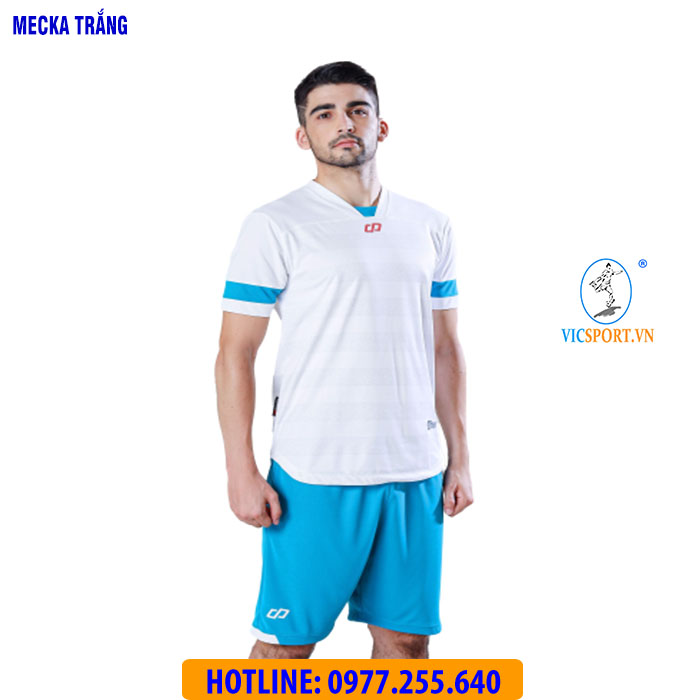 ÁO KHÔNG LOGO MECKA MÀU TRẮNG - Hình ảnh 6