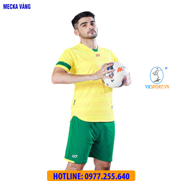 ÁO KHÔNG LOGO MECKA MÀU VÀNG - Hình ảnh 7