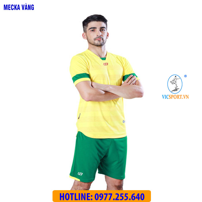 ÁO KHÔNG LOGO MECKA MÀU VÀNG - Hình ảnh 6
