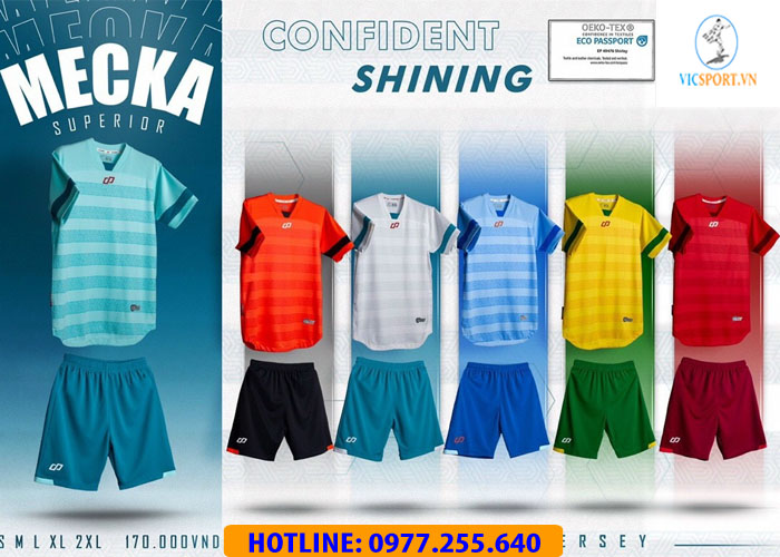 ÁO KHÔNG LOGO MECKA MÀU ĐỎ - Hình ảnh 2