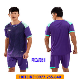 ÁO ĐÁ BANH PREDATOR III TÍM QUẾ