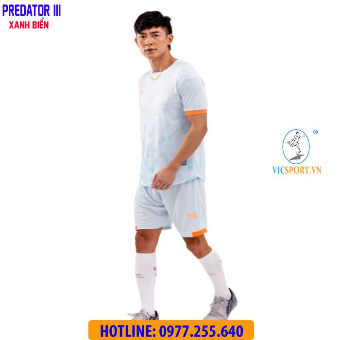 ÁO ĐÁ BANH PREDATOR III MÀU XANH BIỂN - Hình ảnh 7