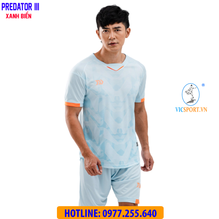 ÁO ĐÁ BANH PREDATOR III MÀU XANH BIỂN - Hình ảnh 4
