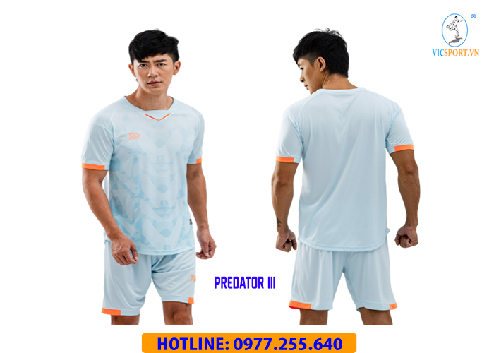 ÁO ĐÁ BANH PREDATOR III MÀU XANH BIỂN