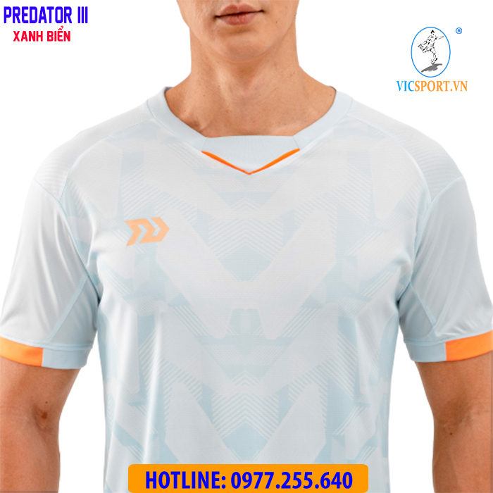 ÁO ĐÁ BANH PREDATOR III MÀU XANH BIỂN - Hình ảnh 3
