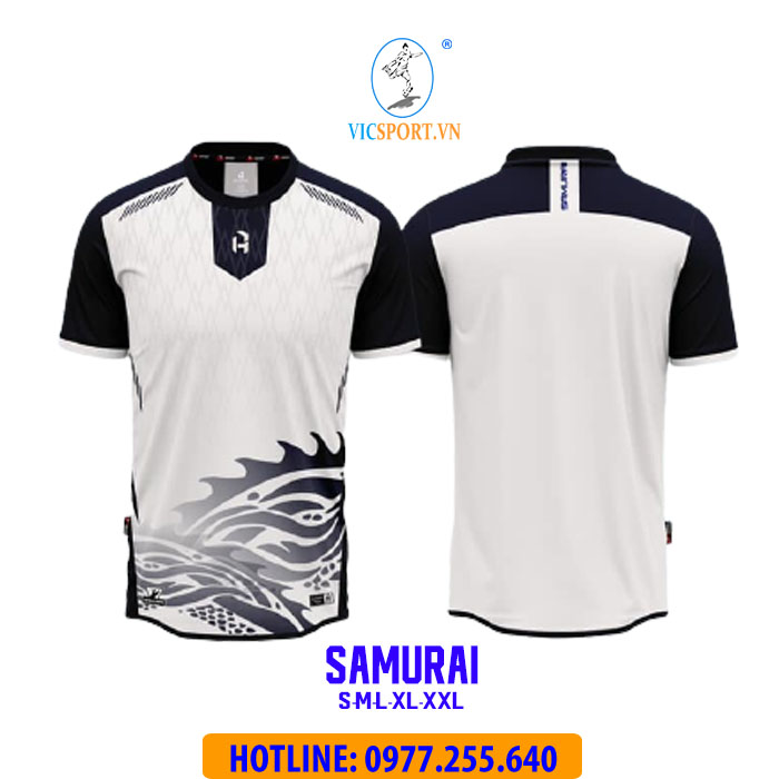 ÁO KHÔNG LOGO SAMURAI MÀU TRẮNG