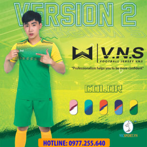 ÁO ĐÁ BANH VERSION 2 MÀU XANH LÁ