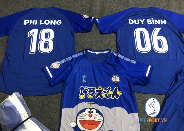 ÁO DORAEMON XANH IN CHO KHÁCH BÌNH DƯƠNG - Hình ảnh 5