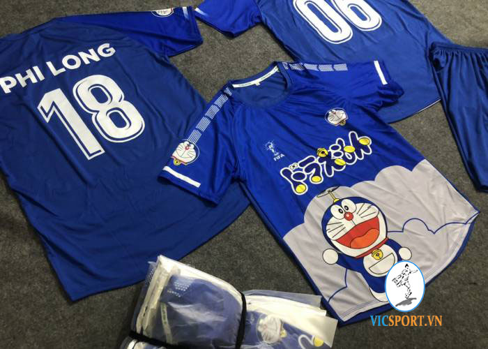 ÁO DORAEMON XANH IN CHO KHÁCH BÌNH DƯƠNG - Hình ảnh 3