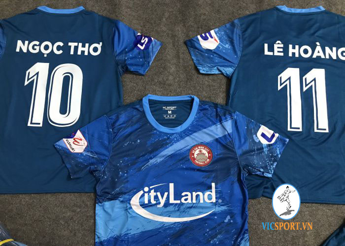 ÁO HỒ CHÍ MINH XANH IN CHO KHÁCH - Hình ảnh 3