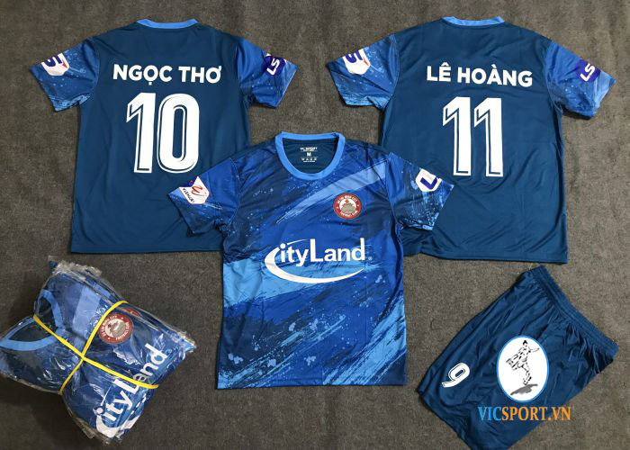 ÁO HỒ CHÍ MINH XANH IN CHO KHÁCH - Hình ảnh 6