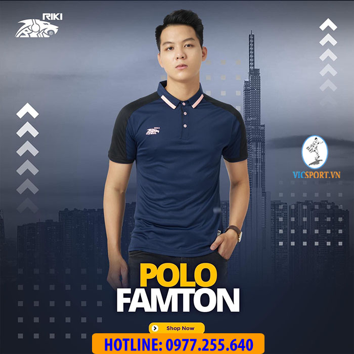 ÁO POLO FAMTOM MÀU XANH ĐEN - Hình ảnh 7