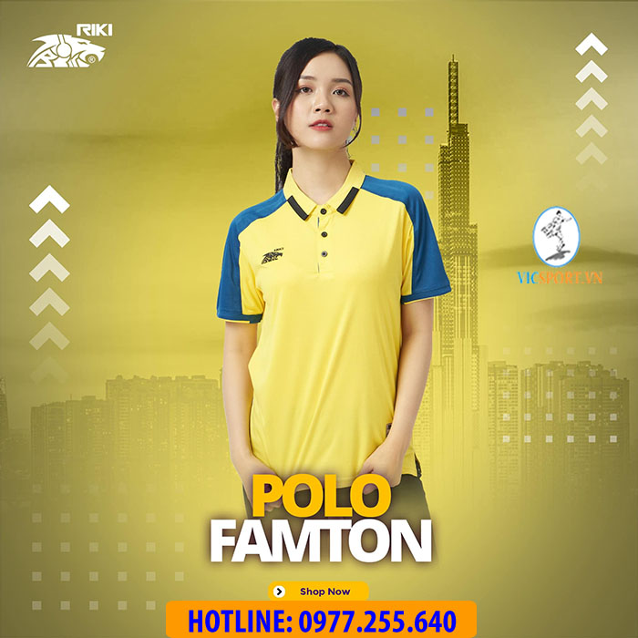 ÁO POLO FAMTOM MÀU VÀNG