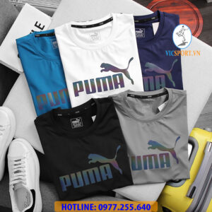 ÁO THUN NAM PUMA LOGO NGỰC PHẢN QUANG