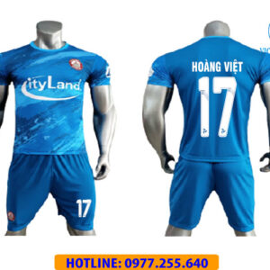 ÁO HỒ CHÍ MINH XANH IN CHO KHÁCH