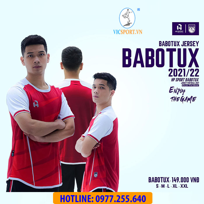 ÁO ĐÁ BANH BABOTUX MÀU ĐỎ