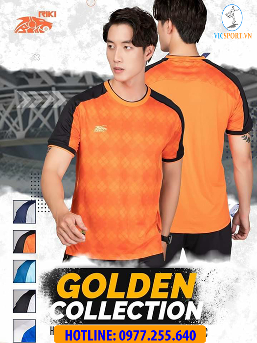 ÁO ĐÁ BANH GOLDEN MÀU CAM