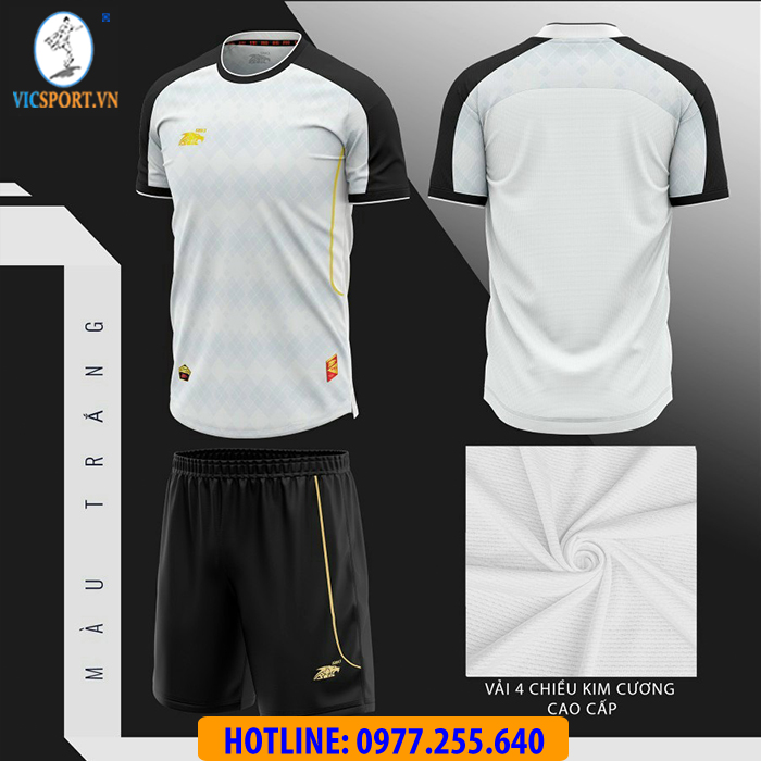 ÁO ĐÁ BANH GOLDEN MÀU TRẮNG - Hình ảnh 4