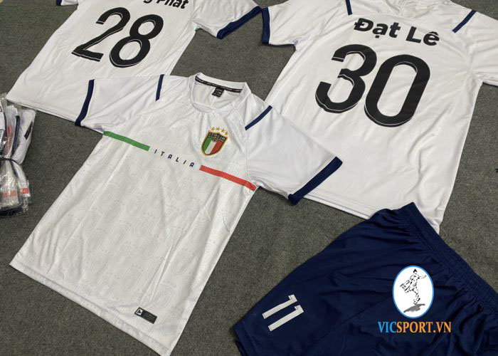 ÁO ĐỘI TUYỂN ITALIA TRẮNG IN CHO KHÁCH - Hình ảnh 7