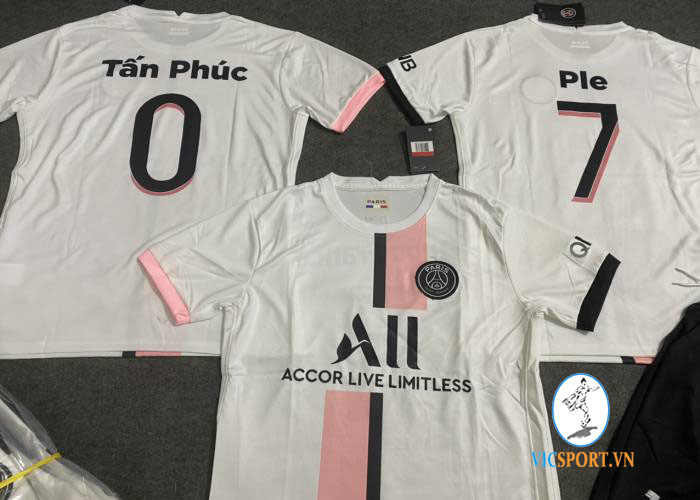 ÁO PSG TRẮNG THÁI LAN IN CHO KHÁCH - Hình ảnh 3