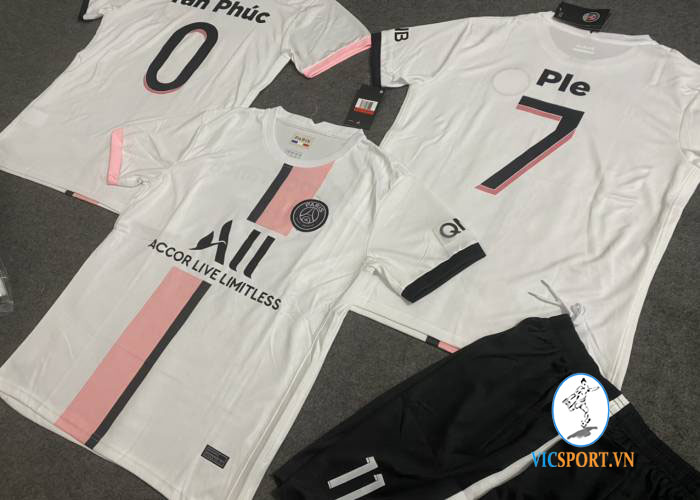 ÁO PSG TRẮNG THÁI LAN IN CHO KHÁCH - Hình ảnh 2