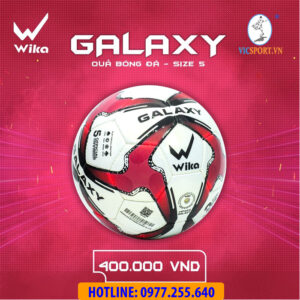 BÓNG ĐÁ WIKA GALAXY SIZE 5 MÀU ĐỎ