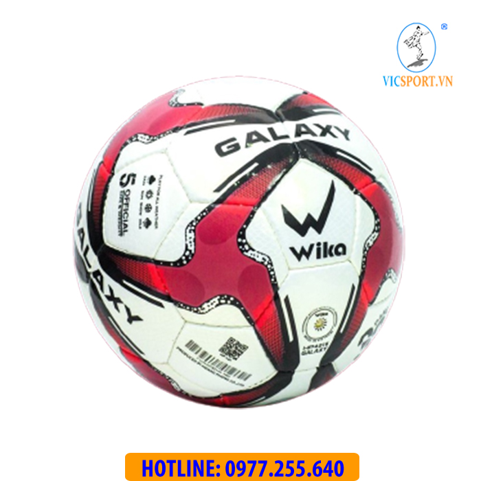 BÓNG ĐÁ WIKA GALAXY SIZE 5 MÀU ĐỎ - Hình ảnh 2