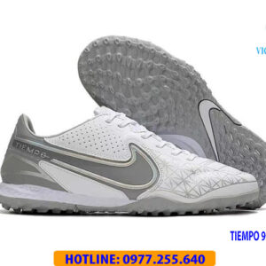 GIÀY CỔ THUN NIKE TIEMPO LEGEND 9 PRO MÀU TRẮNG XÁM